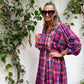 ELAINE COTTON DRESS IN CHECK