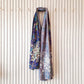 PUSSY WILLOW EMBROIDERED EMBELLISHED KANTHA SCARF