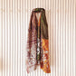 PUSSY WILLOW EMBROIDERED EMBELLISHED KANTHA SCARF