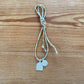 SILVER DEITIES NECKLACE ON SARI CORD
