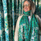 SNOWDROP SCARF EMBROIDERED KANTHA
