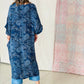 CHARLIE TWIST-FRONT RECYCLED SILK DRESS 