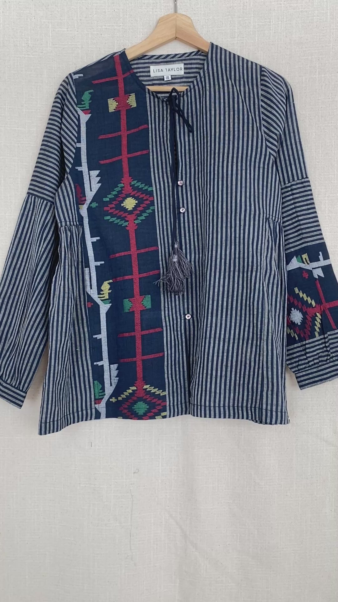 Lisa Taylor Design, Nuala Khadi Blouse
